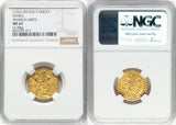 Nice 1523-39 Gold Coin Venice Italy Ducat Zecchino Andrea Gritti Fr. 1246 MS 62