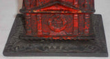 1876 Enterprise Painted Cast Iron Penny Bank Independence Hall Tower Phila PA