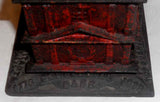 1876 Enterprise Painted Cast Iron Penny Bank Independence Hall Tower Phila PA