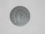 1819 Liberty Head Coronet Head Design Large Cent Possible 9 over 8 Variety Good