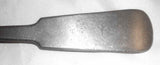 Large English Antique Pewter Victorian Soup Ladle Straight Handle and Large Bowl