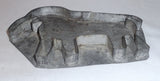 Antique Tin Pennsylvania Large Flat-Back Cookie Cutter Unusual Elephant Design
