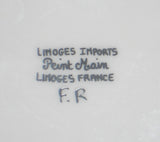 Vintage Limoges France Hand Painted Box Paris Metro Map & Scenes Signed F.R.