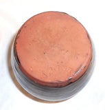 Old Pennsylvania Christian Link Redware Lead & Manganese Glazed Small Jelly Jar