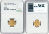 Beautiful 1422-1438 AD Egypt Islamic Gold Coin Ashrafi Mamluk Barsbay NGC AU 55