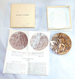 1961 Bronze Medal Society Of Medalists SOM 63 Pilgrims and Patriots Adolph Block