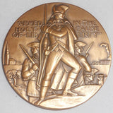 1961 Bronze Medal Society Of Medalists SOM 63 Pilgrims and Patriots Adolph Block