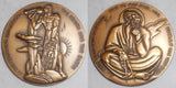 1951 Bronze Medal Society Of Medalists SOM 43 "In The Beginning" by Albert Wein