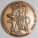 1951 Bronze Medal Society Of Medalists SOM 43 "In The Beginning" by Albert Wein