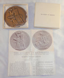 1951 Bronze Medal Society Of Medalists SOM 43 "In The Beginning" by Albert Wein