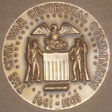 1961-1965 Official Commemorative Civil War Bronze Medal by Centennial Commission
