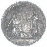 1912 AR Medal Pope Pius X AN IX Opening of Institute of Holly Scriptures Bianchi