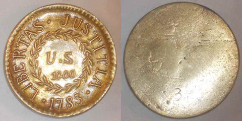 1928 Cast Brass Medal 1783 Nova Constellatio Mark 1st National Bank Philadelphia