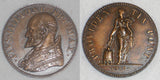 1559-65 Bronze Medal Pope Pius IV Standing Divine Providence Paris Mint Restrike