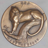 1959 Bronze Medal Society Medalists 60th Issue K. Lane Weems God Made the Beast