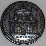1571 Bronze Medal Pope Pius V AN VI Consecration Church Holy Cross Boscomarengo