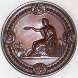 1876 Bronze Medal Centennial Commission Award Philadelphia in Case H. Mitchell