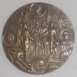 1931 Society Cincinnati Virginia Chapter AE Medal Yorktown Surrender Tschudin MS