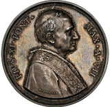 1928 Vatican Pius XI Anno VII Silver Annual Medal Opening of The Russian Collage
