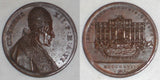 1736 Vatican Bronze Medal Pope Clement XII AN VI Trevi Fountain Construction AU