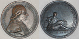 1788 Vatican Bronze Medal Pope Pius VI AN XIV Reclining Nude Opening Via Appia
