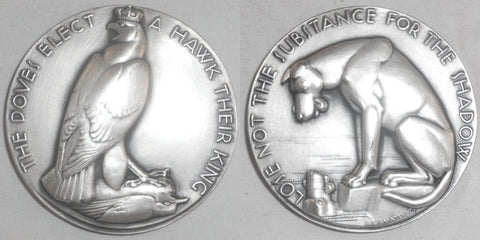 1940 Medal Society Of Medalists 21st Issue Aesop's Fables Edmond Amateis MIB