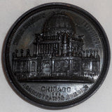1893 Columbian Exposition Medal High Relief Columbus & Administration Building