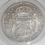 1809 Mexico 8 Reales Silver Coin Ferdinand VII Mint Mark Mo Assayer TH AU55