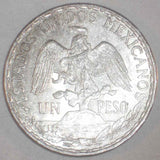 Mexico Silver Coin 1911 One or Un Peso Horse and Rider Caballito Choice XF++