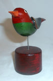 Don Noyes Folk Art Carved & Painted Colorful Bird Pennsylvania German Inspired