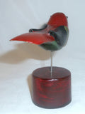 Don Noyes Folk Art Carved & Painted Colorful Bird Pennsylvania German Inspired
