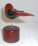 Don Noyes Folk Art Carved & Painted Colorful Bird Pennsylvania German Inspired