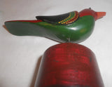 Don Noyes Folk Art Carved & Painted Colorful Bird Pennsylvania German Inspired