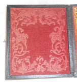 Antique Ambrotype Photo of Bearded Man & His Wife Having Red Cheeks in Case