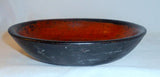 Antique Manganese Glazed Orangish-Brown Redware Deep Pie Plate SE Pennsylvania
