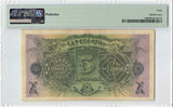 1932 Ethiopia Five Thalers Pick Number 7 Greater Kudu Head PMG Extremely Fine 40
