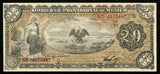 20 Pesos Banknote Provisional Government Mexico Veracruz December 1, 1914 UNC