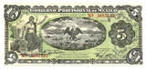 12.1.1914 Gobierno Provisional De Mexico Vera Cruz 5 Pesos Banknote M3972 UNC
