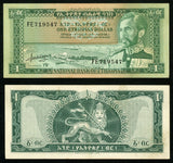 1966 ND Currency Ethiopia One Dollar Banknote Emperor Haile Selassie P#25a XF++