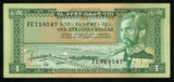 1966 ND Currency Ethiopia One Dollar Banknote Emperor Haile Selassie P#25a XF++