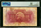 1938 Mozambique 100 Escudos Banknote P76 Banco Nacional Ultramarino PMG Fine 15