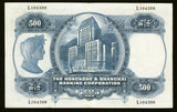1968 Hong Kong & Shanghai Banking Corporation 500 Dollars Banknote P179c