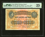 1942 East African Currency Board Twenty Shillings Banknote Pick No. 30A VF 25