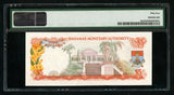 1968 Bahamas Monetary Authority 5 Dollars Banknote Pick 29a Queen Elizabeth AU55