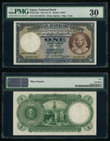 1940 National Bank of Egypt One Pound Banknote Signed Cook P22b Very Fine 30