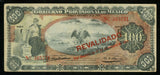 1914 Mexico Provisional Government 100 Pesos Revalidated Banknote Pick No. S709b
