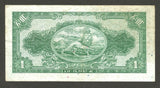 1945 No Date Ethiopia 1 Dollar Banknote Emperor Haile Selassie P #12c Nice VF++