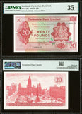 1964 Scotland Clydesdale Bank Ltd 20 Pounds Banknote P 200 PMG Choice VF 35 EPQ