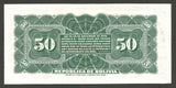 1902 Banknote Republic of Bolivia Series H 50 Centavos Pick 91a Crisp UNC.