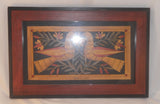 Pam Hults Framed Scherenschnitte Hand Painted Scissor Cutting Love Birds Flowers